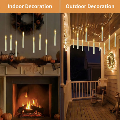 Floating candles with magic wand